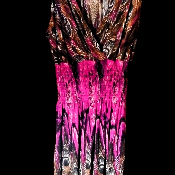 Purple Asymmetrical Embellished Sleeveless Tank Top - Picture 4 of 5